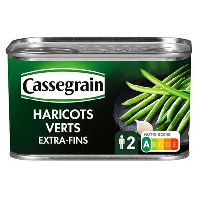 Cassegrain - Green Beans Extra Fine Picked and Arranged Main 220G - Lot of 5