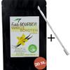 Bourbon 20 Pack 100% Natural Madagascar Vanilla Scales + Free Vanilla Knife - Gourmet Premium Quality 18-20cm Double Vacuum Packaging, Fresh view 2