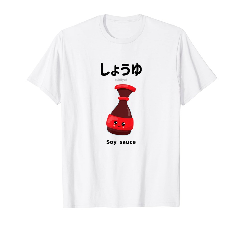Cute Kawaii Soy Sauce Japanese Food Anime Manga Fans Cute T-Shirt