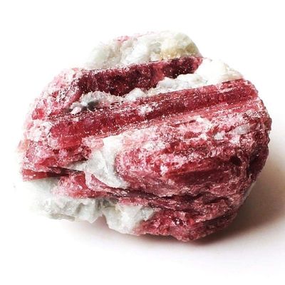 1PC Natural Red Tourmaline Crystal Rough Rock Stone Mineral Specimen Unpolished Gemstone Home Decor-Red Tourmaline A_10-20g