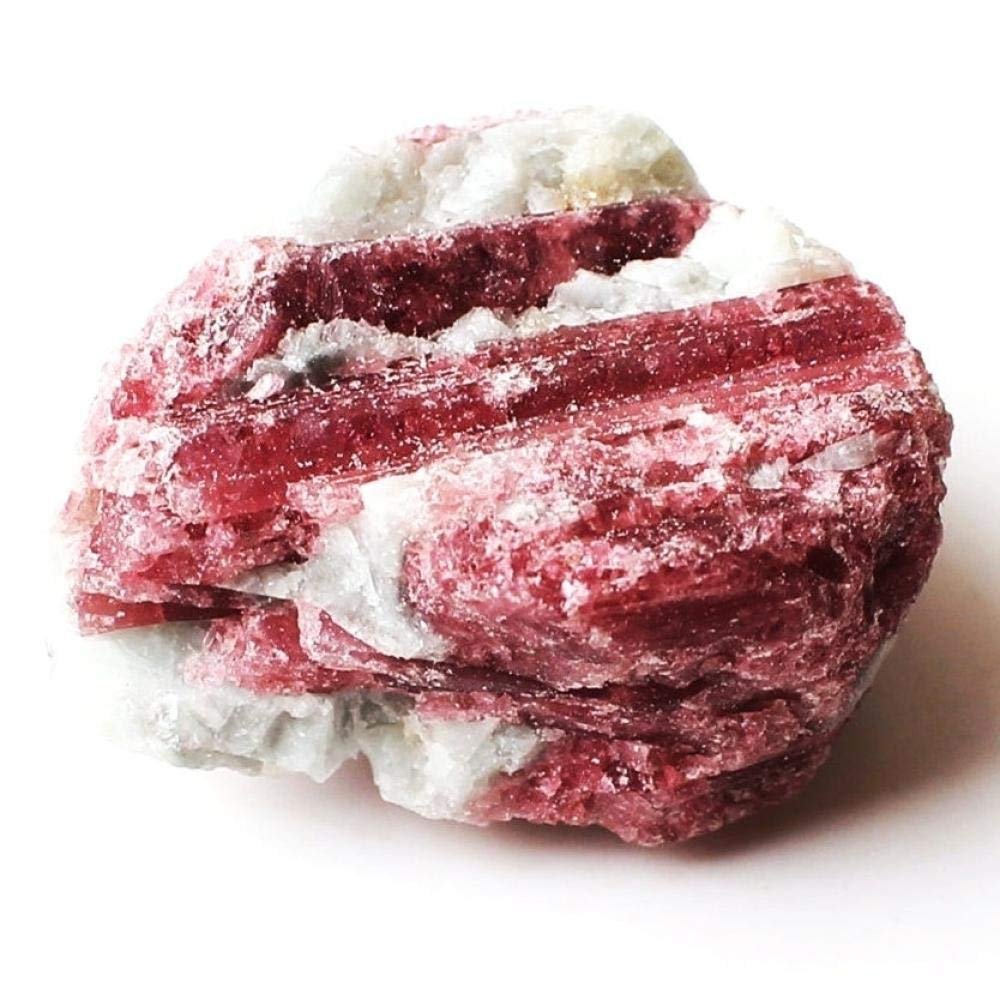 1PC Natural Red Tourmaline Crystal Rough Rock Stone Mineral Specimen Unpolished Gemstone Home Decor-Red Tourmaline A_10-20g