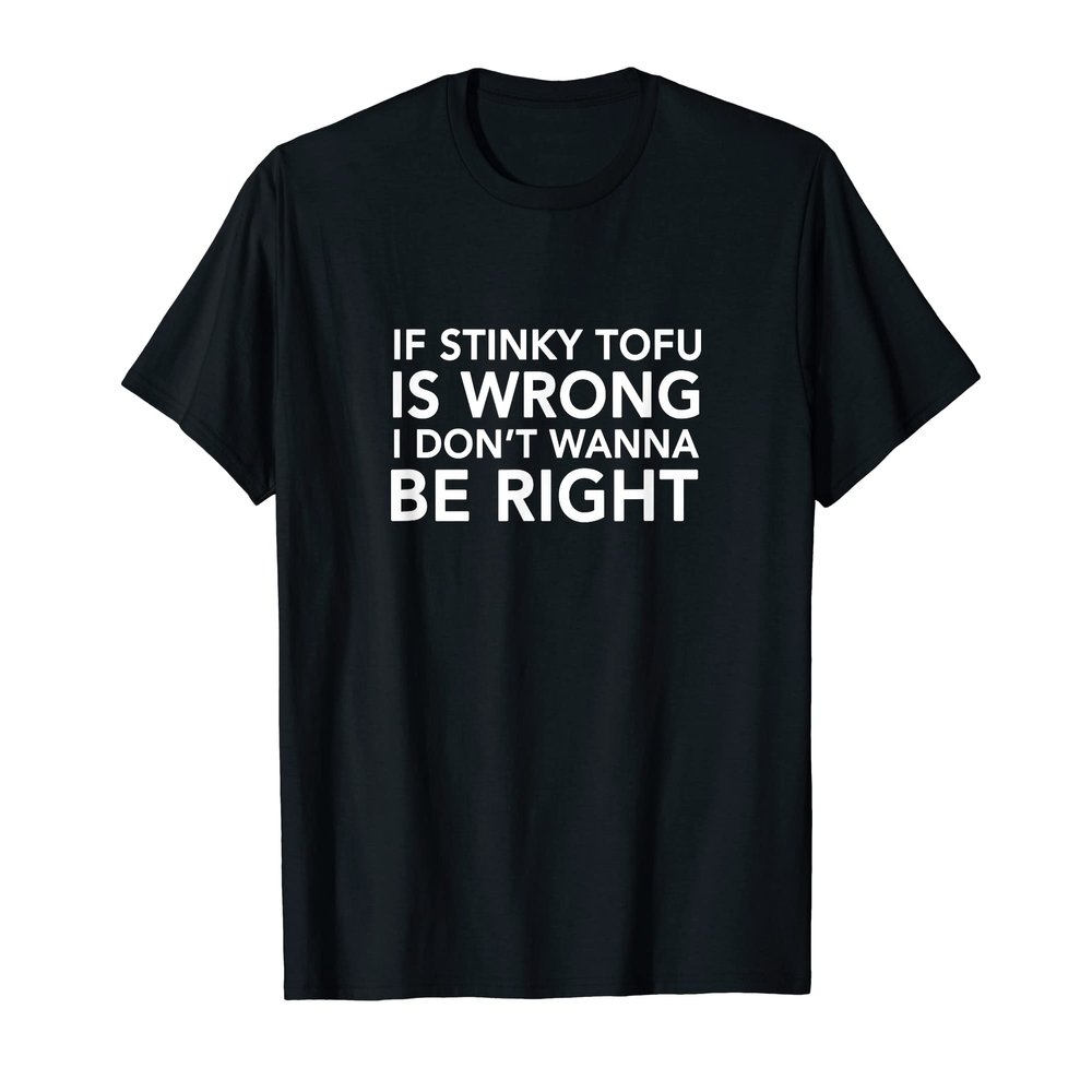 Funny Taiwan Taiwanese Taipei Stinky Tofu Chinese Vegan Veg T-Shirt