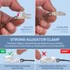 Hearing Aid Clips - Protective Holder with Anti Lost Lanyard Cord - Rope with Loops and Clip and Security Clip Ideal for Behind The Ear Hearing Aids and Personal Sound Amplifiers, (Pack of 2) view 4
