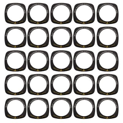 50pcs Wax Machine Anti-fouling Ring Stain Resistant Paper Mat for Wax Heater Hair Remover Mat Double Wax Ring Wax Beans Hair Removal Mat Wax Collars Cleaning Pad Square