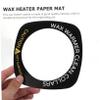 50pcs Wax Machine Anti-fouling Ring Stain Resistant Paper Mat for Wax Heater Hair Remover Mat Double Wax Ring Wax Beans Hair Removal Mat Wax Collars Cleaning Pad Square view 4
