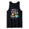 Tea Lover Cute Kawaii Teacup Cookies Macarons Tea Party Tank Top view 1