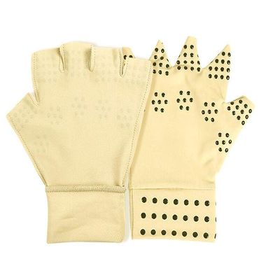 1 Pairs Arthritis Gloves, Elastic Pressure Nursing Gloves, Cycling Non-slip Half-finger Protection Joints, Relieve Hand Pressure, for Rheumatoid Arthritis Carpal Tunnel, Arthritis, RSI, Tendonitis