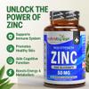 Nutrabytes Zinc Capsules 50mg | 180 Capsules | 6 Months Supply | Zinc Supplements for Men & Women, 1-a-Day | No Artificial Flavours | Non-GMO, Vegan & Magnesium Stearate-Free | UK Made view 2