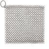 Beengou Cast Iron Cleaner 8"x6" Stainless Steel 316 Chainmail Scrubber for Cast Iron Pan Pre-Seasoned Pan Dutch Ovens Waffle Iron Pans view 2
