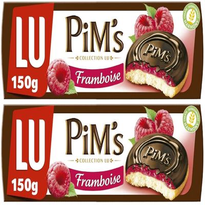 LU PIM'S Framboise Raspberry Cake Slices - Pack of 2 (2x150g)