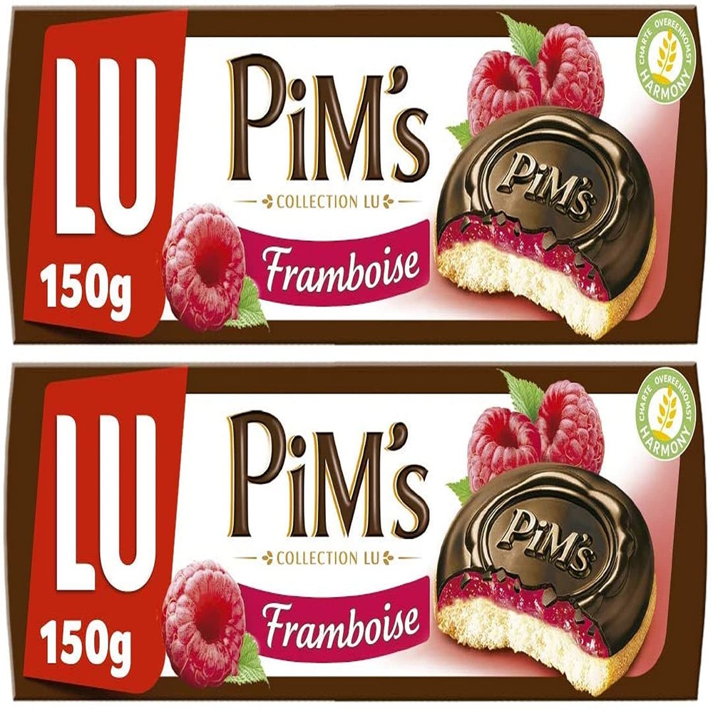 LU PIM'S Framboise Raspberry Cake Slices - Pack of 2 (2x150g)