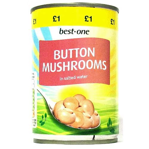Bestone Button Mushrooms, 6 x 290 g