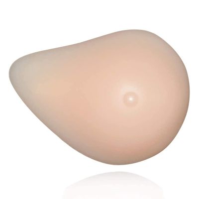 DFGGE One Piece Side Silicone Breasts Forms Women Mastectomy Enhancer Prosthesis Concave Bra Pad Inserts Lifelike Fake Breast for Crossdresser Transgender,Left Side Only,350g/Piece