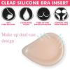 DFGGE One Piece Side Silicone Breasts Forms Women Mastectomy Enhancer Prosthesis Concave Bra Pad Inserts Lifelike Fake Breast for Crossdresser Transgender,Left Side Only,350g/Piece view 4