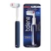 BALENE - Double Sided Toothbrush, Effective Cleaning of The Inner and Outer Sides of The Teeth, Rotating Handle, 2 Hardness Antibacterial Filaments, 3 Different Colours. (Blue, Medium Hardness) view 1