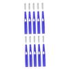 BRAVOLUNE Dental Floss Brush Interdental Toothpick Dental Flosser Tooth Cleaning Tool for Oral Dental Hygiene 0.6mm Purple 10pcs view 1