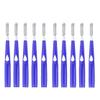 BRAVOLUNE Dental Floss Brush Interdental Toothpick Dental Flosser Tooth Cleaning Tool for Oral Dental Hygiene 0.6mm Purple 10pcs view 3