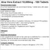 Aloe Vera Extract 10,000mg Tablets | Vegan Friendly (180) view 2