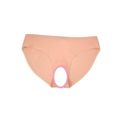 Silicone Panty Butt Lifter Hip Enhancer Crossdressing Underwear Crossdressers Transgender Cosplay (Asian Yellow,Basic)