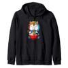 Anime Ramen Unicorn Noodle Soup Zip Hoodie view 1