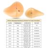 DFGGE AA-D Cup 0.33-1.32LB/Piece Silicone Breast Forms Women Mastectomy Prosthesis Armpit Make Up Pad for Crossdresser Cosplay Transgender Breast Enhancer,CupCC :350g view 4
