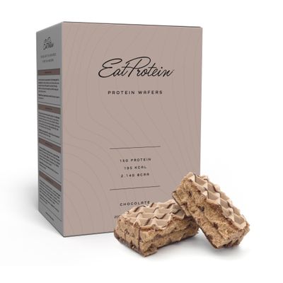EatProtein: Chocolate Wafers (5X 2-Pack) / High Protein, Low Sugar, Fitness Treat