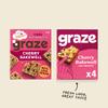 Graze Cherry Bakewell Oat Boost Bars Snacks - Whole Oats & Natural Flavours, High in Fibre - Packaging may vary - (28 Snacks - 7 Packs of 4 x 30g) view 4