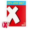 OXO 24 Reduced Salt Beef Stock Cubes  Big Flavour with Less Salt, Ideal for Hearty Meals, Gravy, Stews & Holiday Cooking, 142 g (Pack of 1) view 1