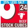 OXO 24 Reduced Salt Beef Stock Cubes  Big Flavour with Less Salt, Ideal for Hearty Meals, Gravy, Stews & Holiday Cooking, 142 g (Pack of 1) view 3