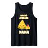 Nacho Average Nana Grandma Mother's Day Cheese Meat Salsa Tank Top view 1