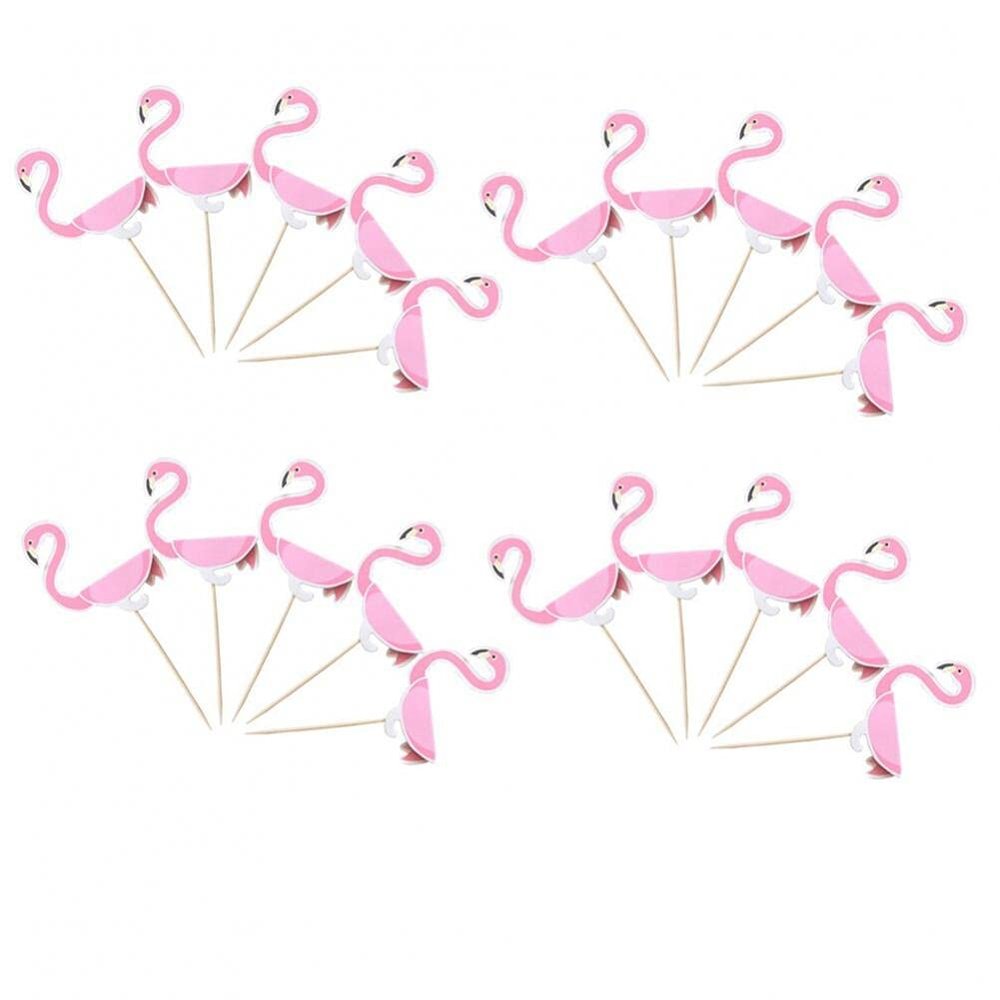 10pcs Hawaii 3d Cake Topper Cake Picks Decorating Topper Cupcake Toppers Wedding Decorations Tropical Summer Party