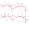 10pcs Hawaii 3d Cake Topper Cake Picks Decorating Topper Cupcake Toppers Wedding Decorations Tropical Summer Party view 1