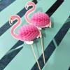 10pcs Hawaii 3d Cake Topper Cake Picks Decorating Topper Cupcake Toppers Wedding Decorations Tropical Summer Party view 2