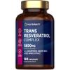 Resveratrol Supplement 1800mg | 180 Capsules | Trans Resveratrol Complex with Grapeseed, Grape Skin, Red Wine Extract and Blueberry | Source of Polyphenols | by Horbaach view 1