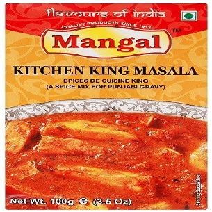 Mangal - Kitchen King Masala - (Spice Mix for Punjabi Gravy) - 100g - (Pack of 2)
