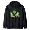 Funny Avocados Avocado Seed Ketogenic Diet Keto Avocado Zip Hoodie view 1