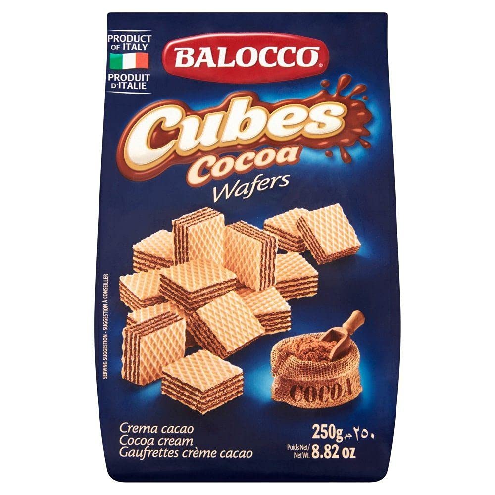 Balacco - Cocoa Wafer Cubes - 250g - (Pack of 4)