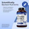 Nutravita Vitamin K2 MK 7 200mcg - 1 Year Supply - 365 Vegan Micro Tablets (Not Capsules) - Supports Maintenance of Normal Bones - High Strength Menaquinone MK7 - Made in The UK view 2