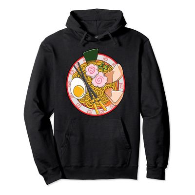 Anime Japanese Ramen Noodle Life Foodie Pullover Hoodie