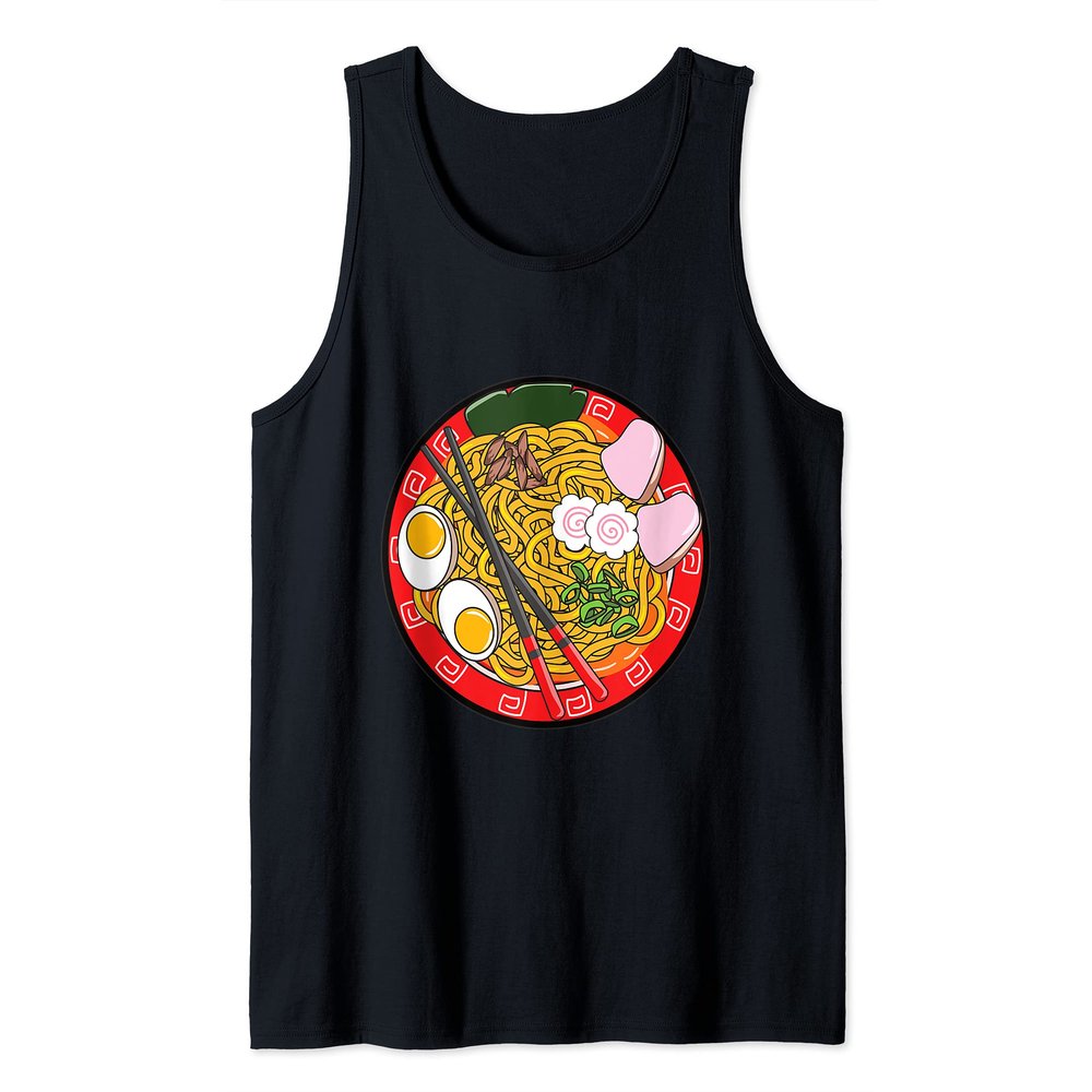 Ramen Life Noodle Japanese Kawaii Tank Top