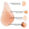 DFGGE Fake Boobs 1 Pair Silicone Breast Forms Women Mastectomy Prosthesis Extension for Crossdresser Transgender Soft Swimsuit Bikini Bra Pads Inserts,C~cup600g/pair view 2