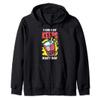Boba a Day Keep Reality Away Bubble Tea Drink Love Beverage Zip Hoodie view 1