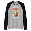 Boba a Day Keep Reality Away Bubble Tea Drink Love Beverage Raglan Baseball Tee view 1
