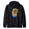 Japanese Kawaii Dragon Ramen Noodle Chillin Bowl Zip Hoodie view 1
