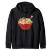 Anime Japanese Corgi Ramen Kawaii Ramen Noodle Life Zip Hoodie view 1