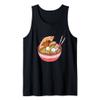 Ramen Wave Soup Noodle Ocean Kawaii Tank Top view 1