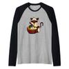 Siamese Cat Ramen Japanese Ramen Life Noodle Raglan Baseball Tee view 1