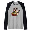 Anime Siamese Ramen Japanese Ramen Life Noodle Raglan Baseball Tee view 1