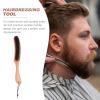 minkissy Beard Brush for Men Barber Beard Brush Quality Material Salon for Male Care view 4