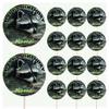 AK Giftshop Raccoon Personalised Food & Cake Toppers Picks Birthday Decorations - (Pack of 14) view 1